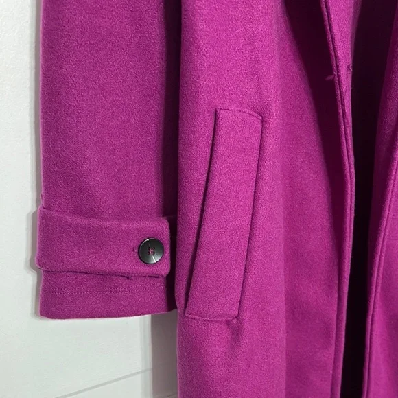 Haute Monde Fuchsia Coat - Picture 3 of 5